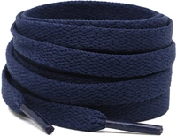 GRAH SANGRAH® (2 Pair) Shoelaces for Hiking Shoes, Outdoor Walking Sneakers, Outdoor Hiking, Climbing, Basketball, Work Boot, Running , Sport Shoes  - 120 CM, Navy Blue